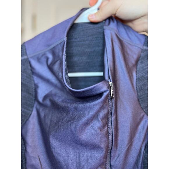 Lululemon Purple Full-Zip Emerge Renewed Jacket- Nightfall Sz: 4 - Picture 4 of 5